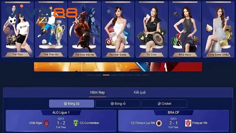 Điểm nổi bật của Cổng Game SABA Viva88 vạn người mê 