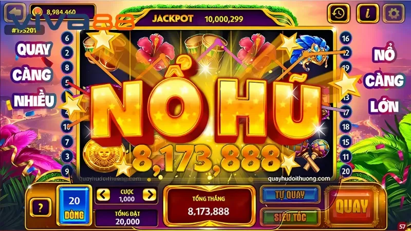 Giới thiệu trò chơi quay hũ Viva88 hot nhất 2025